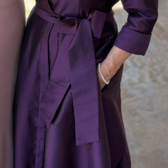 Teri Jon by Rickie Freeman Shirt Waist Gown - Picture 4 of 7